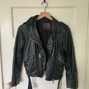 All Saints leather jacket